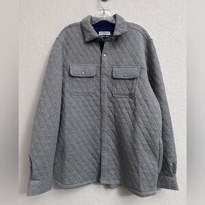 Magellan Campfire Quilted L/S Shirt Men’s Medium Gray